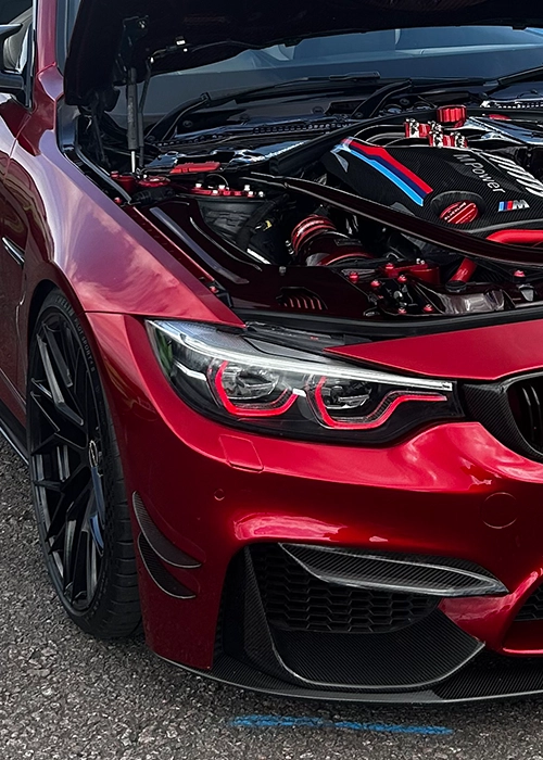 Red BMW