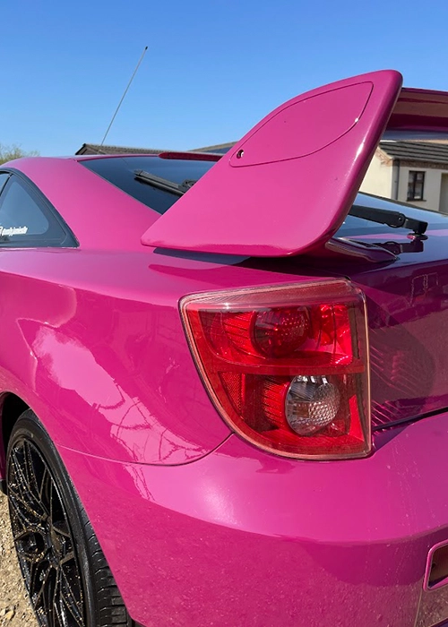 Toyota Celica Nearside Rear - Owned by Emily Jamieson