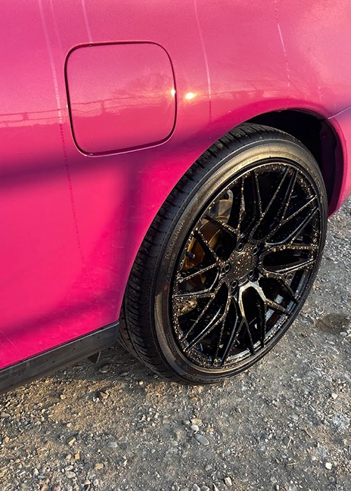 Toyota Celica Nearside Rear Wheel and Panel- Owned by Emily Jamieson